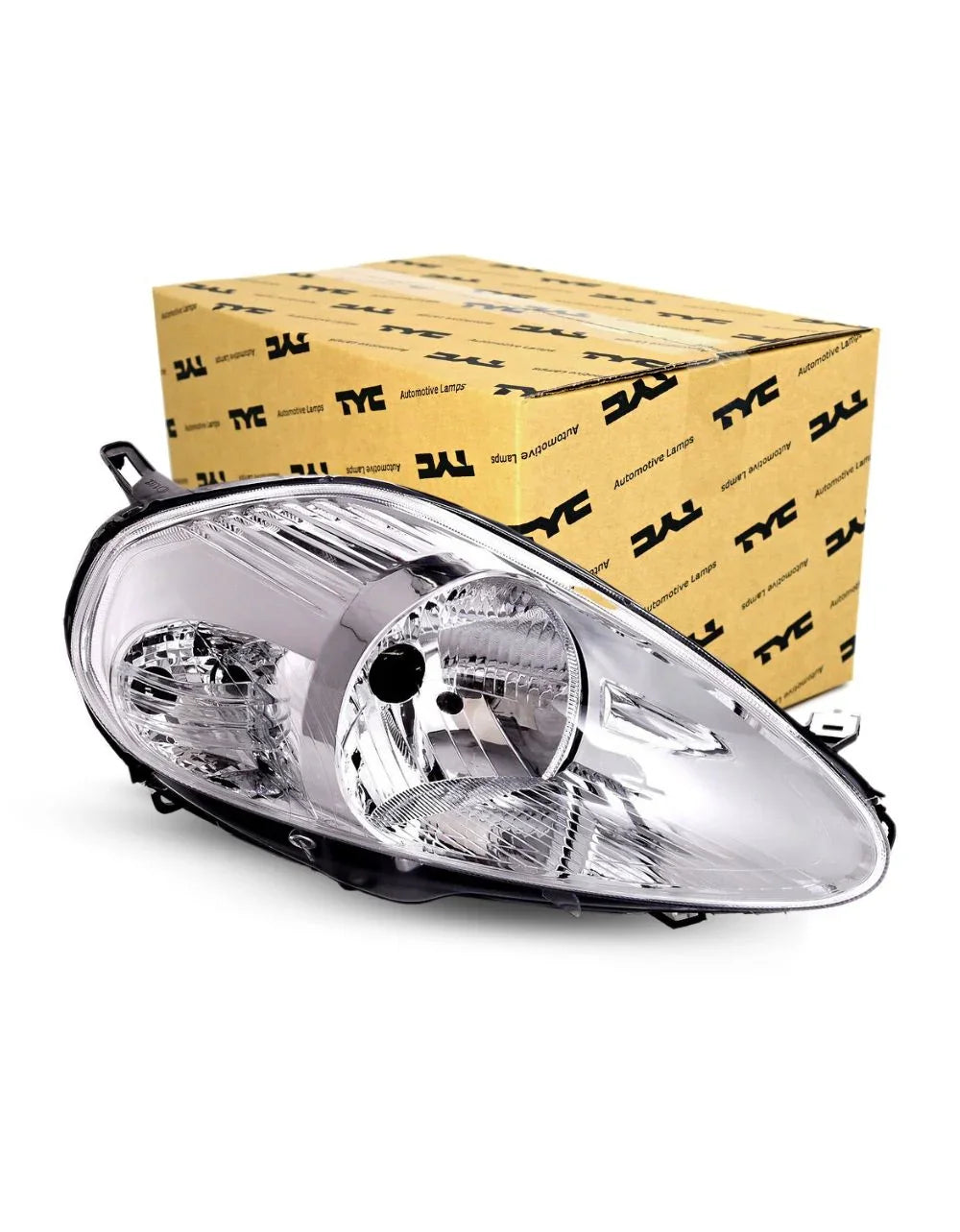 Fiat Grande Punto 199 05-08 Fanale Destro H4 Alogeno - LWR - autorivallo