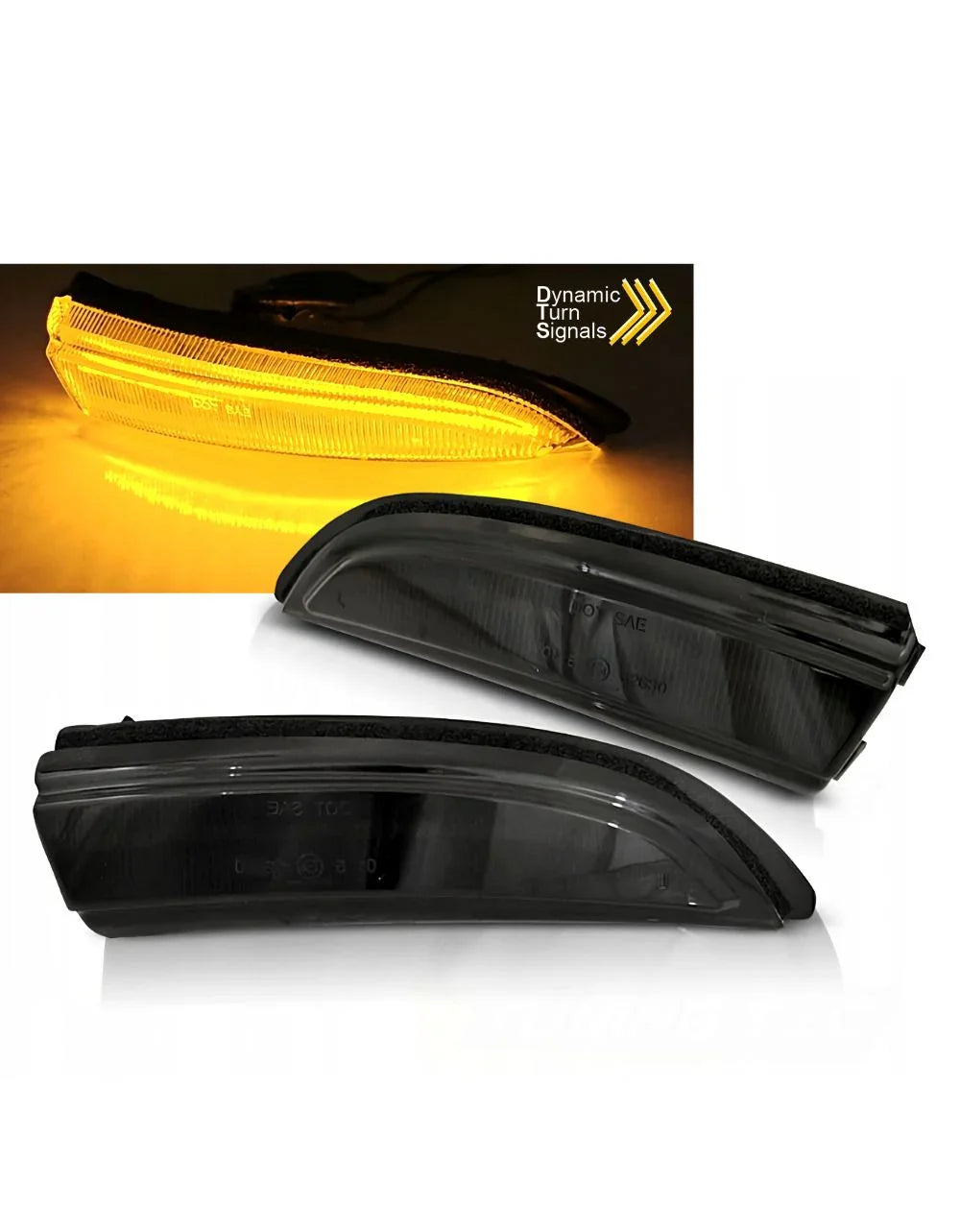 Ford Fiesta MK7 JA8 2013-2017 Frecce Specchietti LED Dinamiche - autorivallo