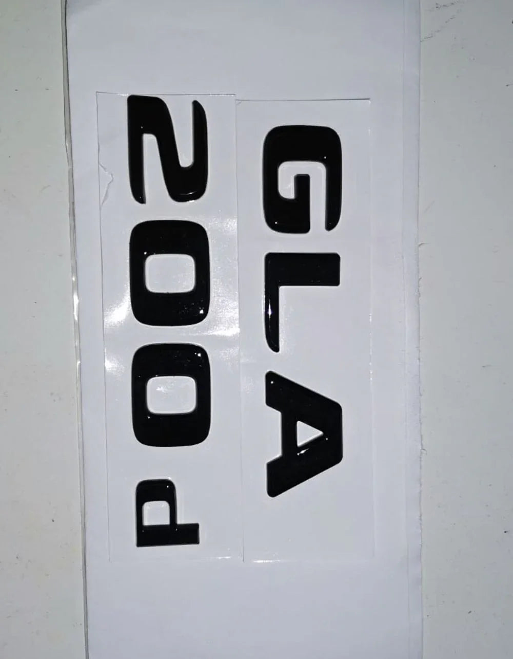 Mercedes GLA H247 2020- Scritta GLA 200d in Nero Lucido - autorivallo