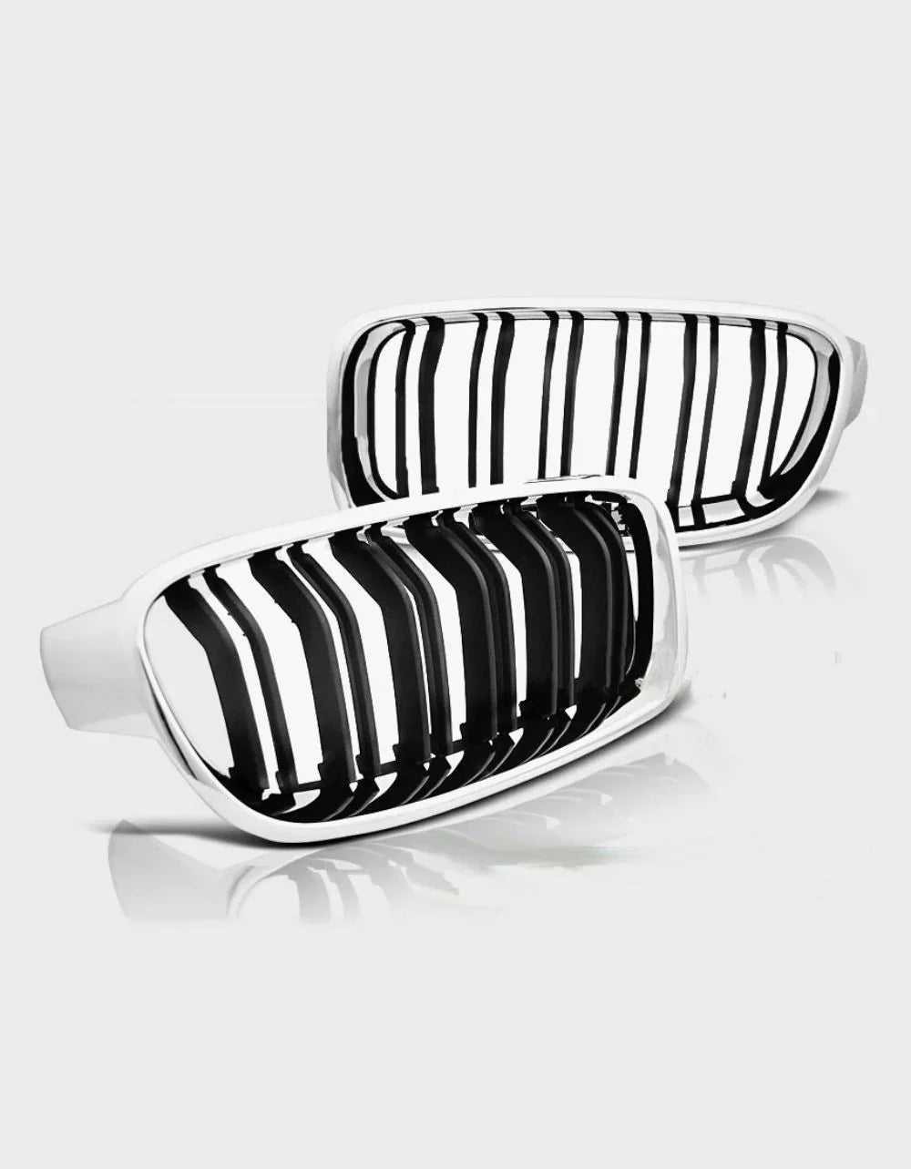 BMW Serie 3 F30 F31 2011-2015 Griglie Doppia Striscia M Sport - autorivallo