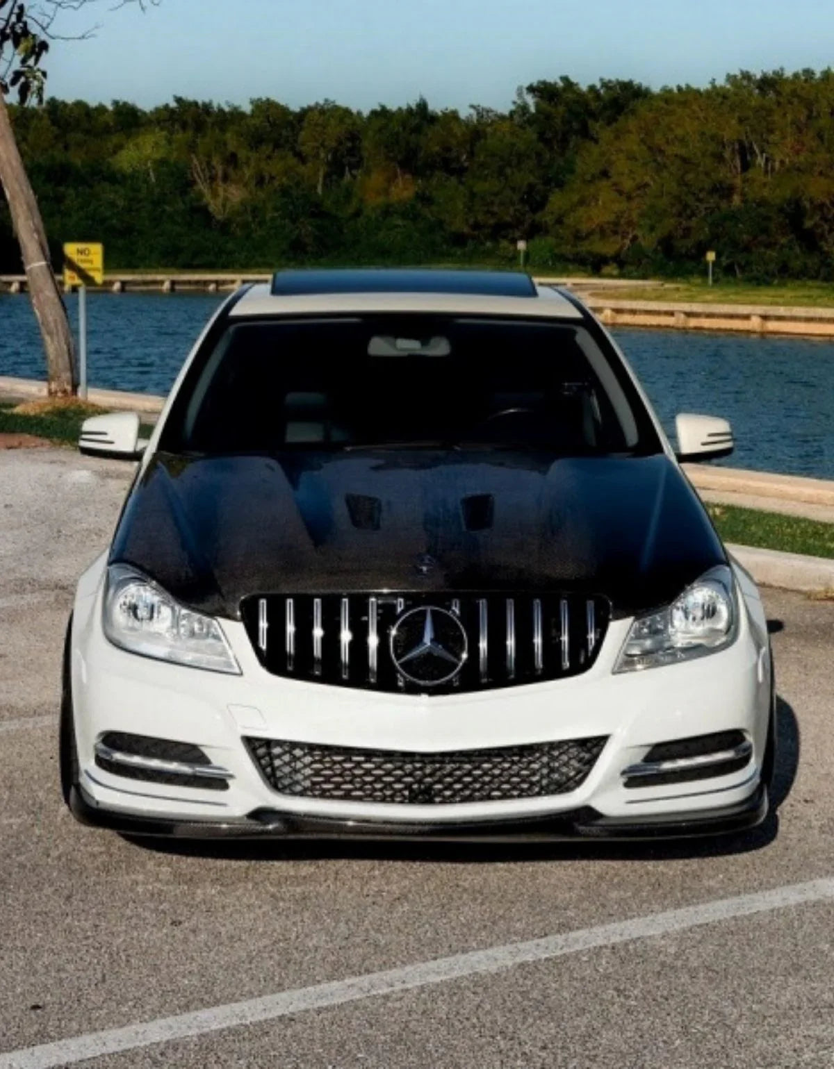 Mercedes Classe C W204 2007-2014 Griglia Anteriore GTR Look - autorivallo