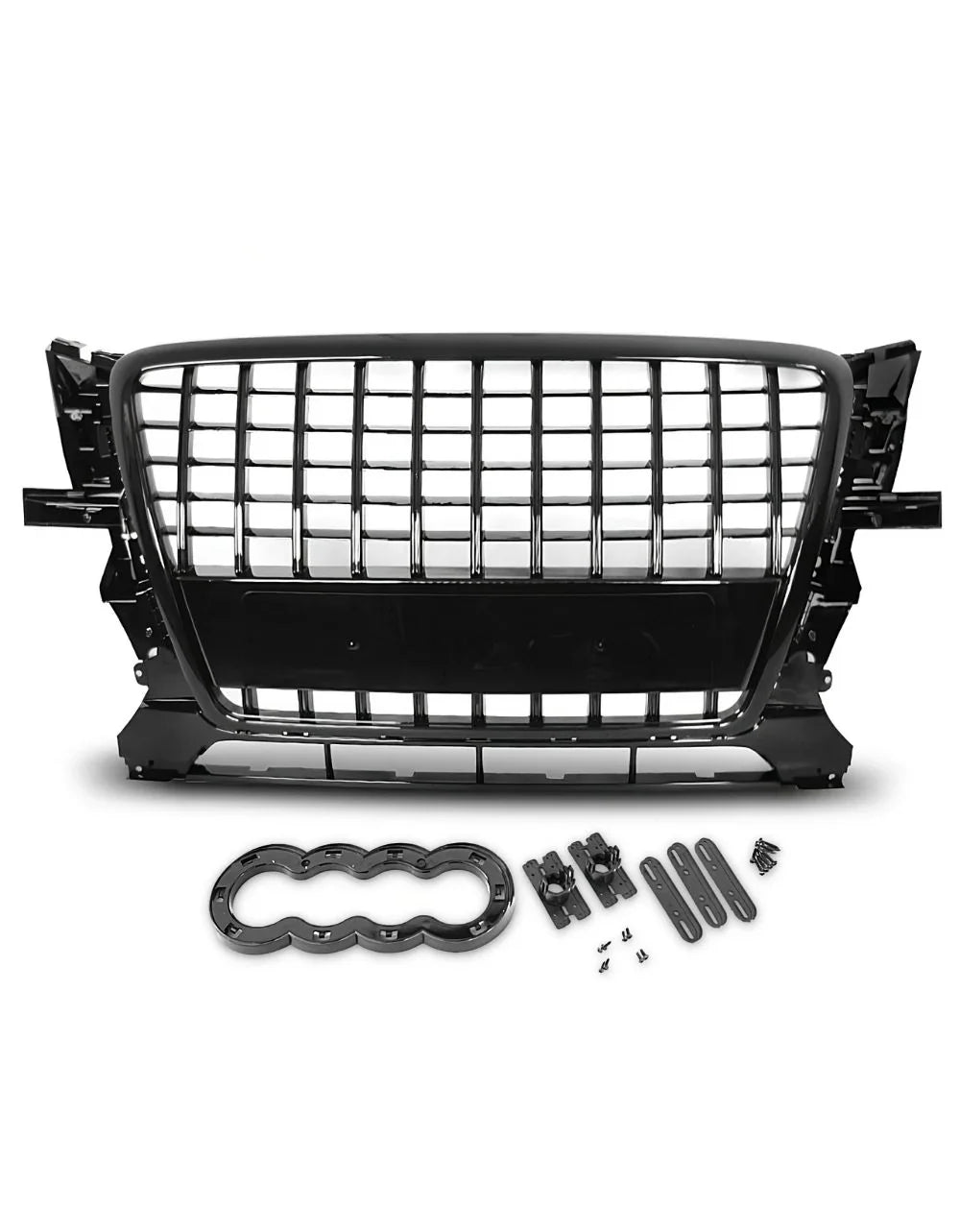 Audi Q5 8R 2008-2012 Griglia Radiatore Nero Lucido S-Line Look - autorivallo