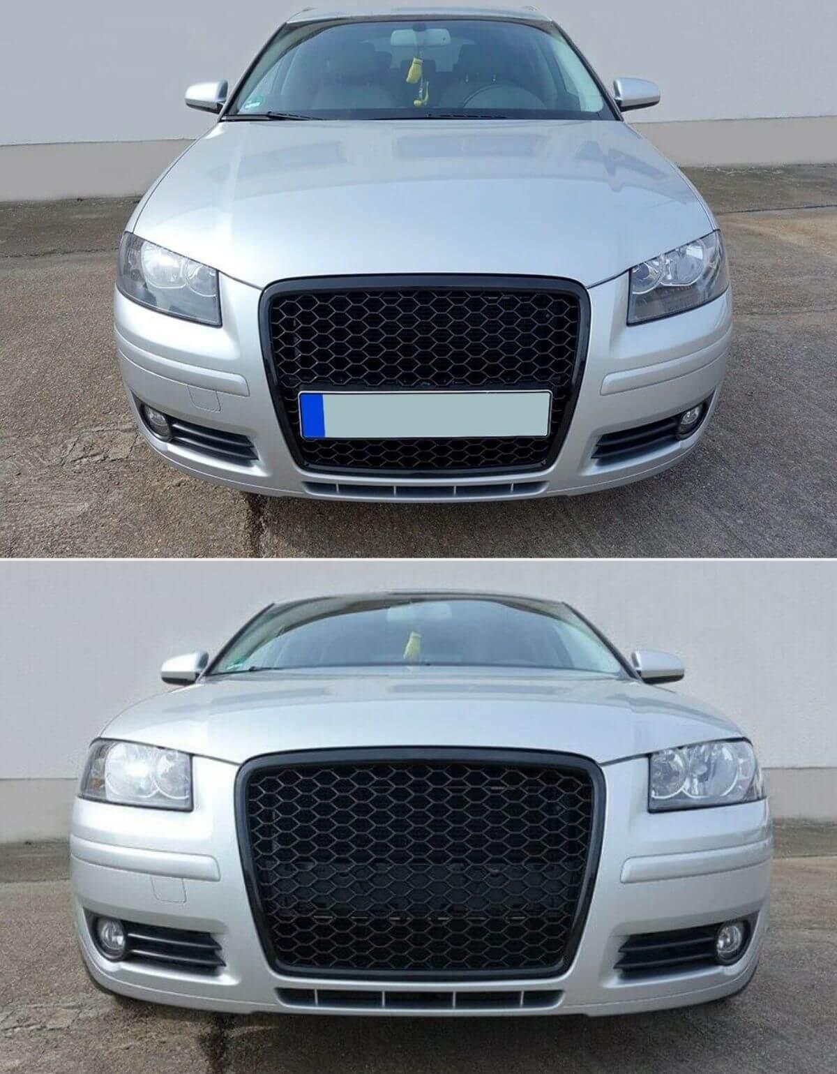 Audi A3 8P 8PA 2005-2008 Griglia Anteriore RS3 a Nido D'ape - autorivallo