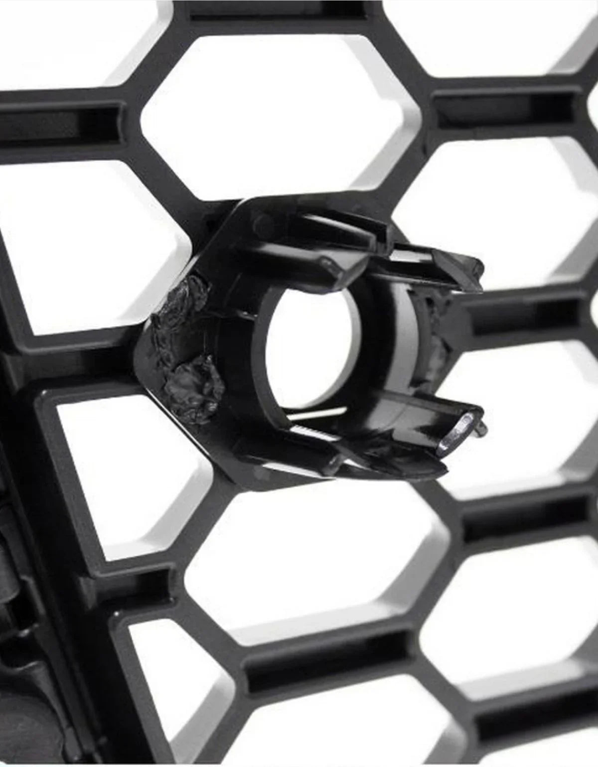 Audi A3 8V 2012-2016 Griglia RS3 a Nido D'ape Nero Lucido - autorivallo