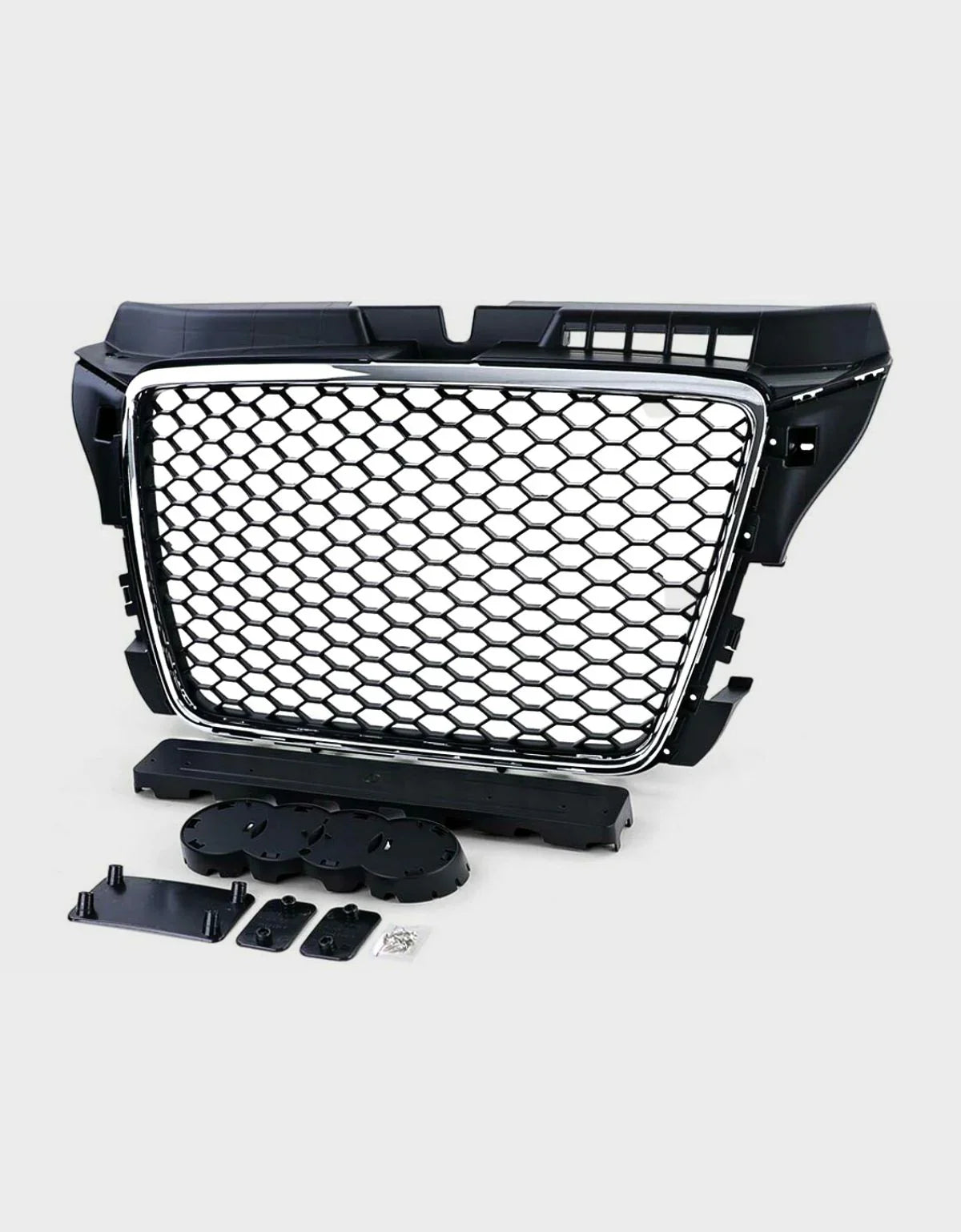 Audi A3 8P 2008-2012 Griglia in Ottica RS3 Nero a Nido D'ape - autorivallo