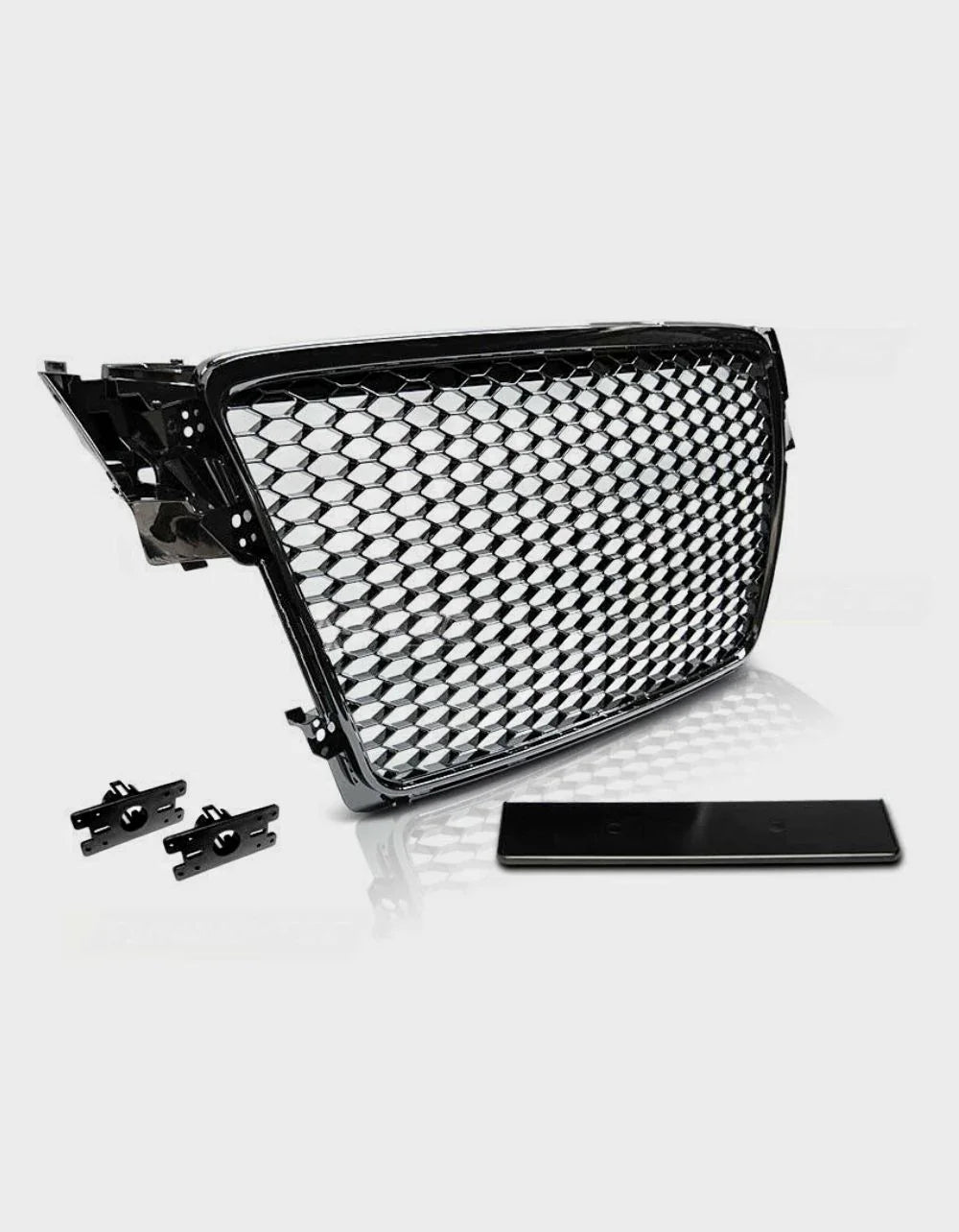 Audi A4 B8 8K 2007-2011 Griglia RS4 Look Nero Lucido con PDC - autorivallo
