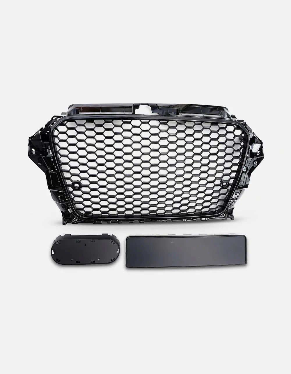 Audi A3 8V 2012-2016 Griglia RS3 a Nido D'ape Nero Lucido - autorivallo