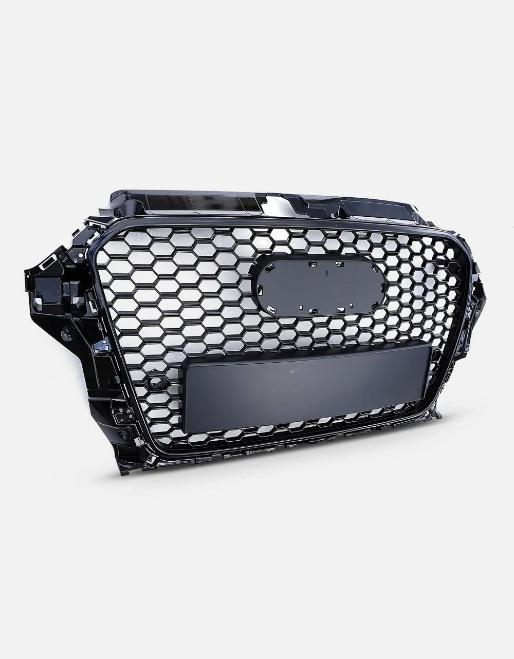 Audi A3 8V 2012-2016 Griglia RS3 a Nido D'ape Nero Lucido - autorivallo