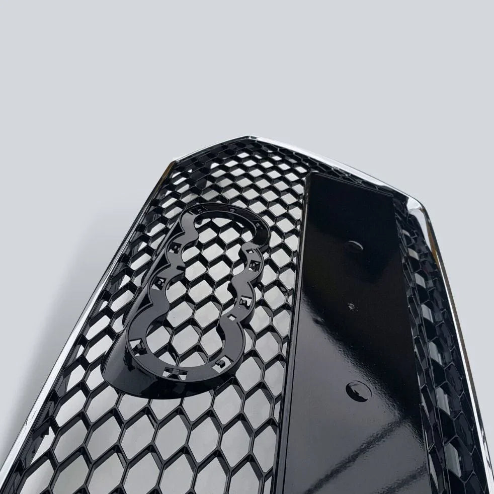 Audi A4 B9 2015-2019 Griglia Radiatore RS4 Look Nero Cromato - autorivallo