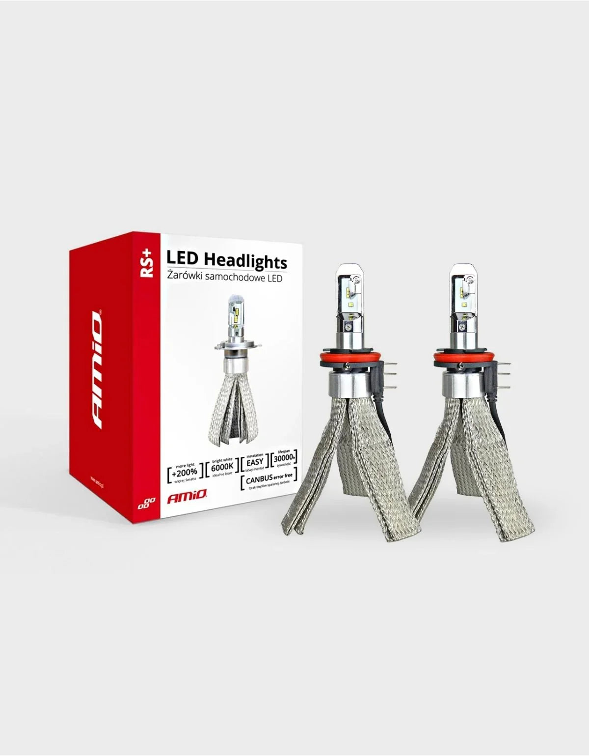 Lampade LED H15 50W RS+ Slim Series Bianco 6000K Canbus - autorivallo