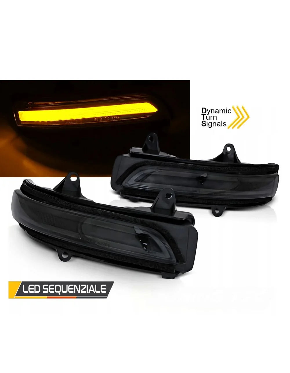 Toyota Land Cruiser J15 2009- Frecce Specchietti LED Dinamiche - autorivallo