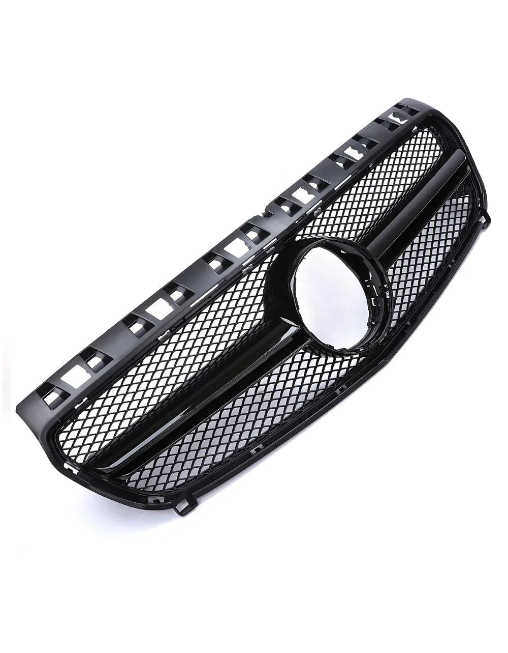 Mercedes A W176 12-15 Griglia Anteriore Nero Lucido Look AMG - autorivallo