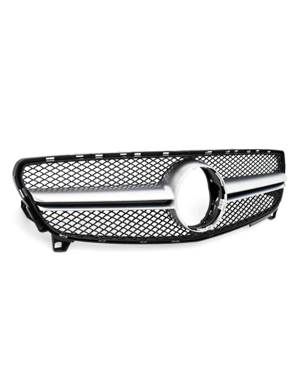Mercedes A W176 2015-2018 Griglia Radiatore Nero Argento AMG - autorivallo