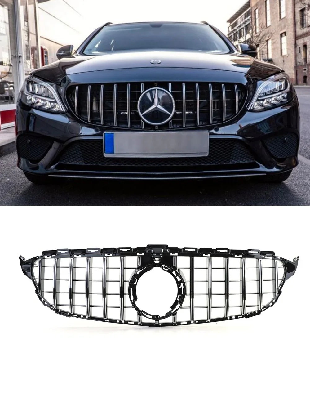 Mercedes Classe C C205 A205 2018-2021 Griglia AMG GTR Look - autorivallo