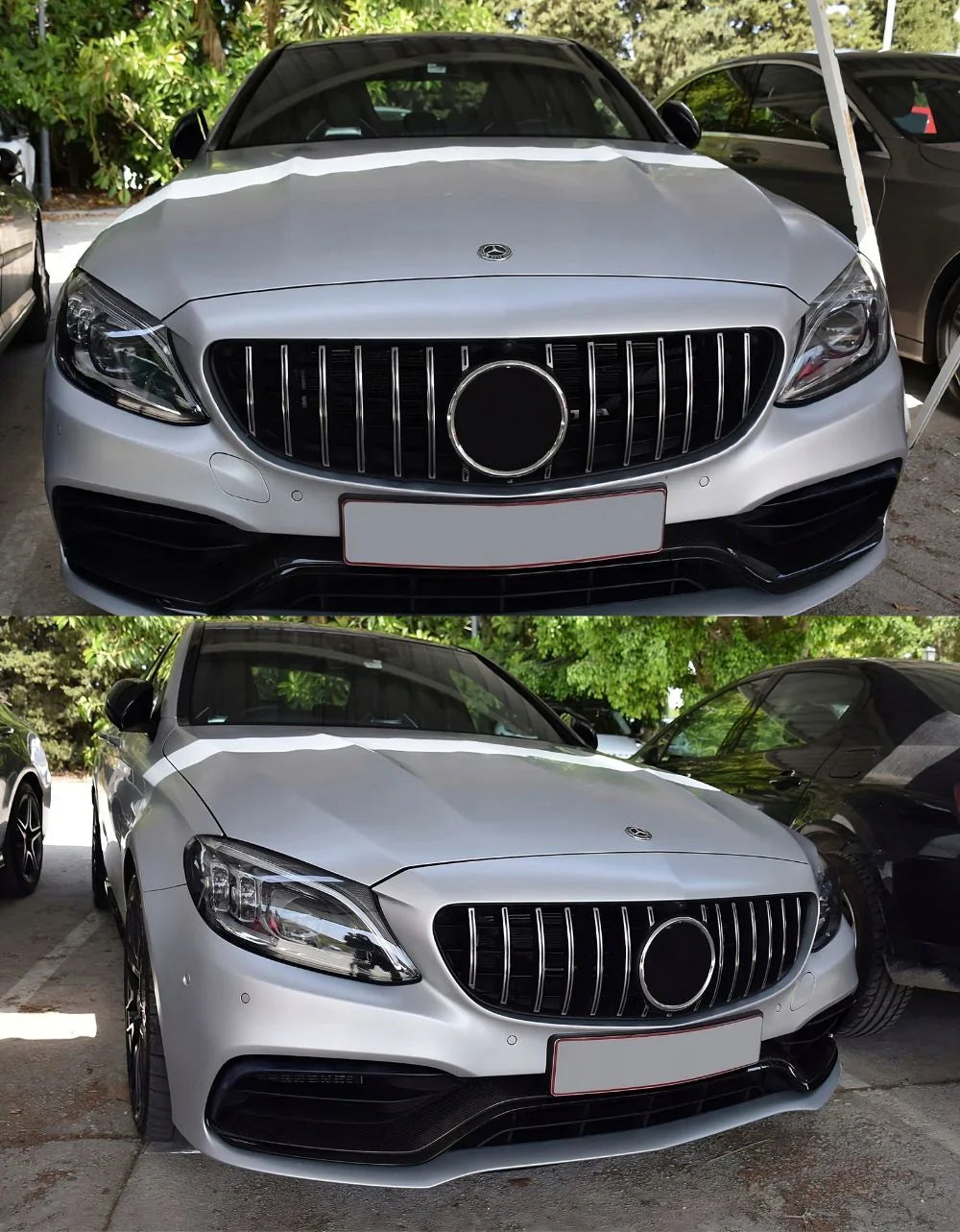 Mercedes C W205 S205 2014-2018 Griglia Radiatore Look AMG GT - autorivallo