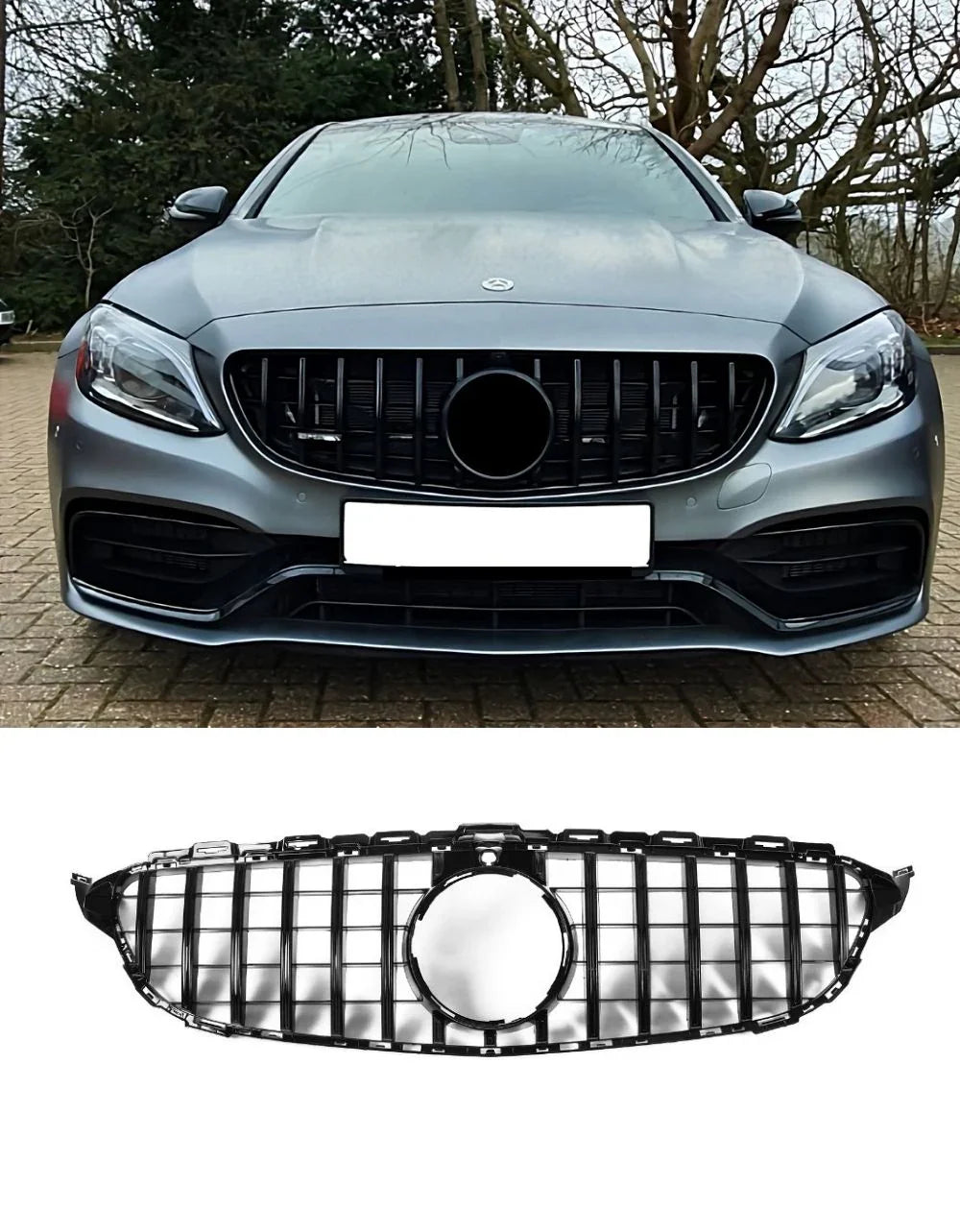 Mercedes C W205 S205 14-18 Griglia Radiatore Look AMG GT - autorivallo