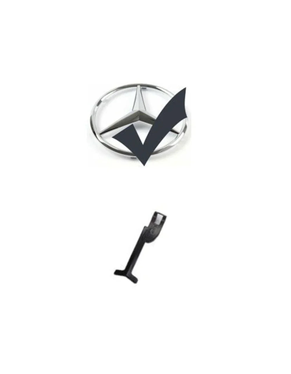 Mercedes C W203 Griglia Anteriore A Nido D'APE Cromata AMG - autorivallo