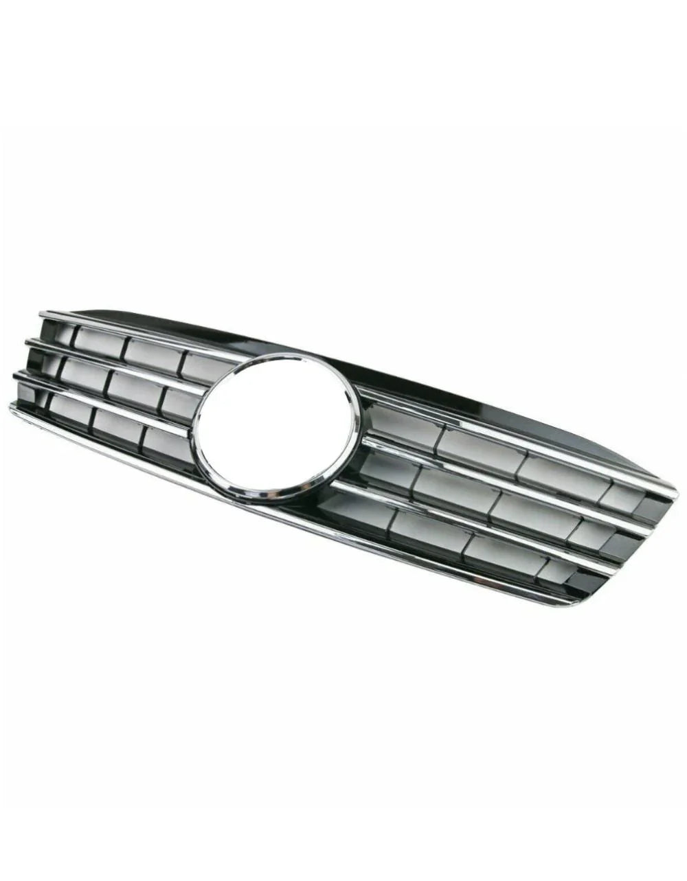 Mercedes C W203 00-07 Griglia Radiatore Nero Cromato Look AMG - autorivallo