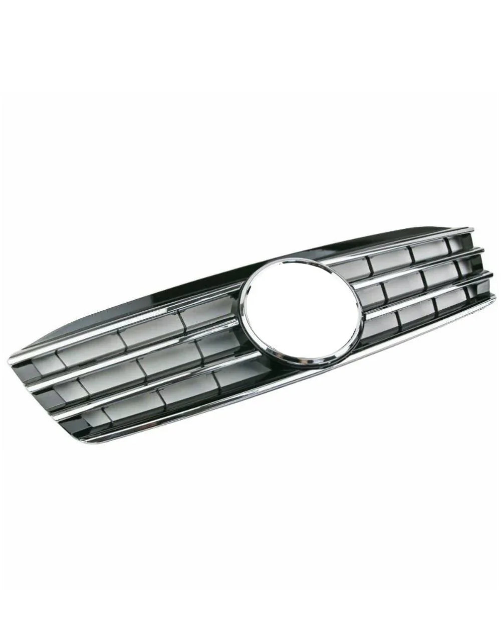 Mercedes C W203 00-07 Griglia Radiatore Nero Cromato Look AMG - autorivallo