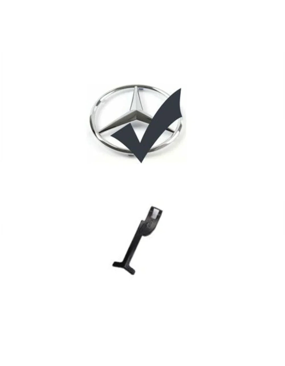 Mercedes C W203 00-07 Griglia Radiatore Nero Opaco Look AMG - autorivallo