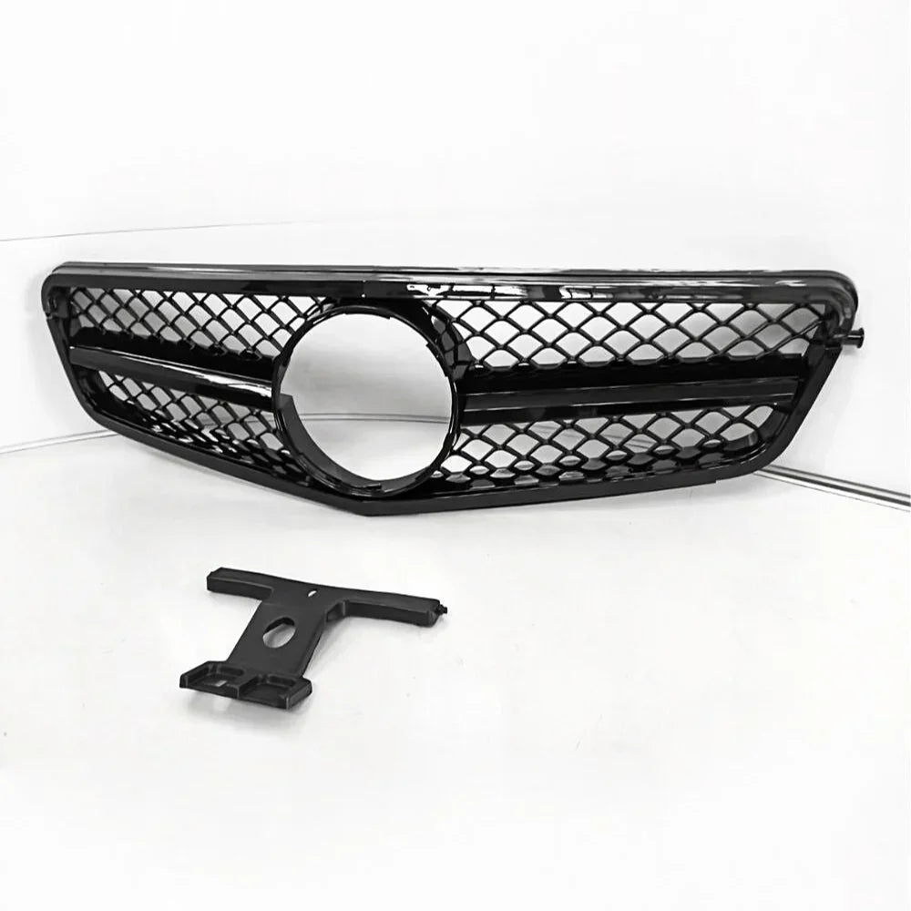Mercedes C W204 07-14 Griglia Anteriore Nero Lucido Look AMG - autorivallo