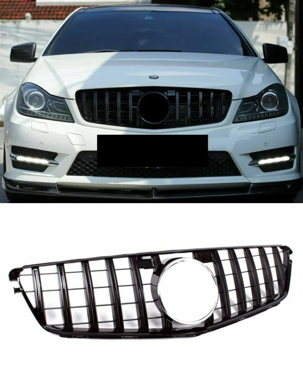 Mercedes C W204 Griglia Sportiva C63 AMG Look Panamericana - autorivallo