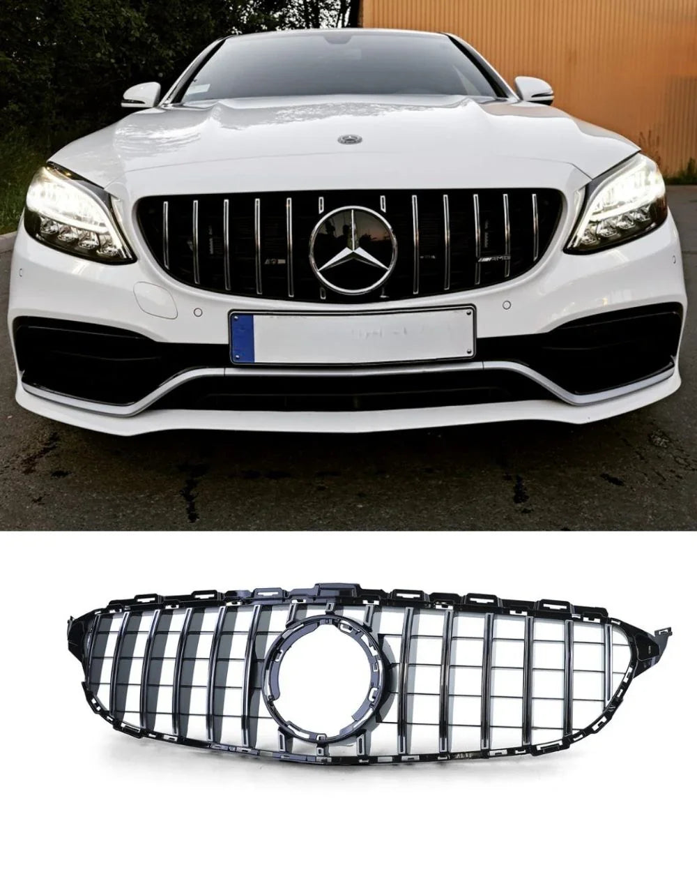 Mercedes C W205 2018-2021 Griglia Anteriore Panamericana AMG - autorivallo