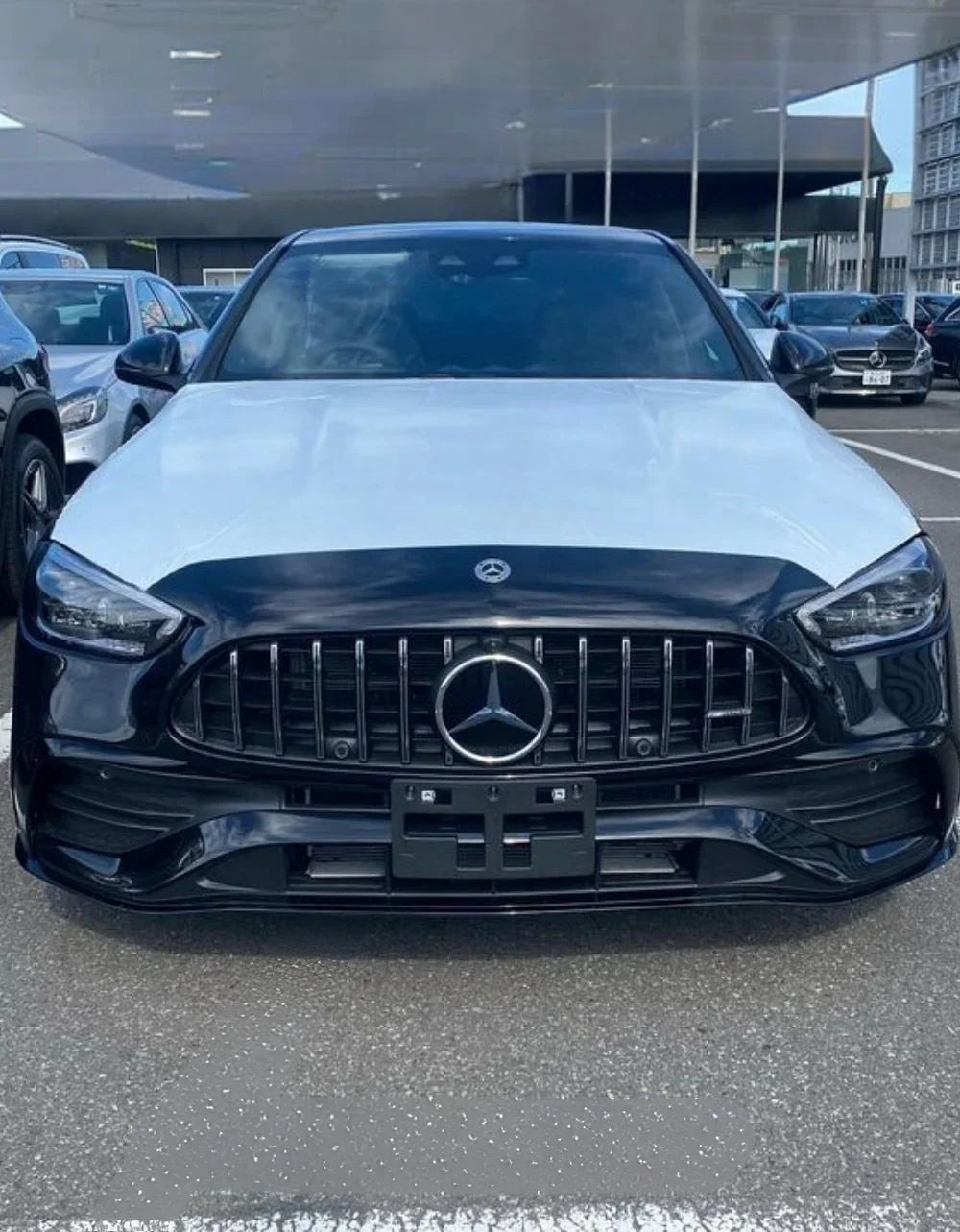 Mercedes C W206 AMG-Line 2021-2024 Griglia Anteriore GTR Look - autorivallo