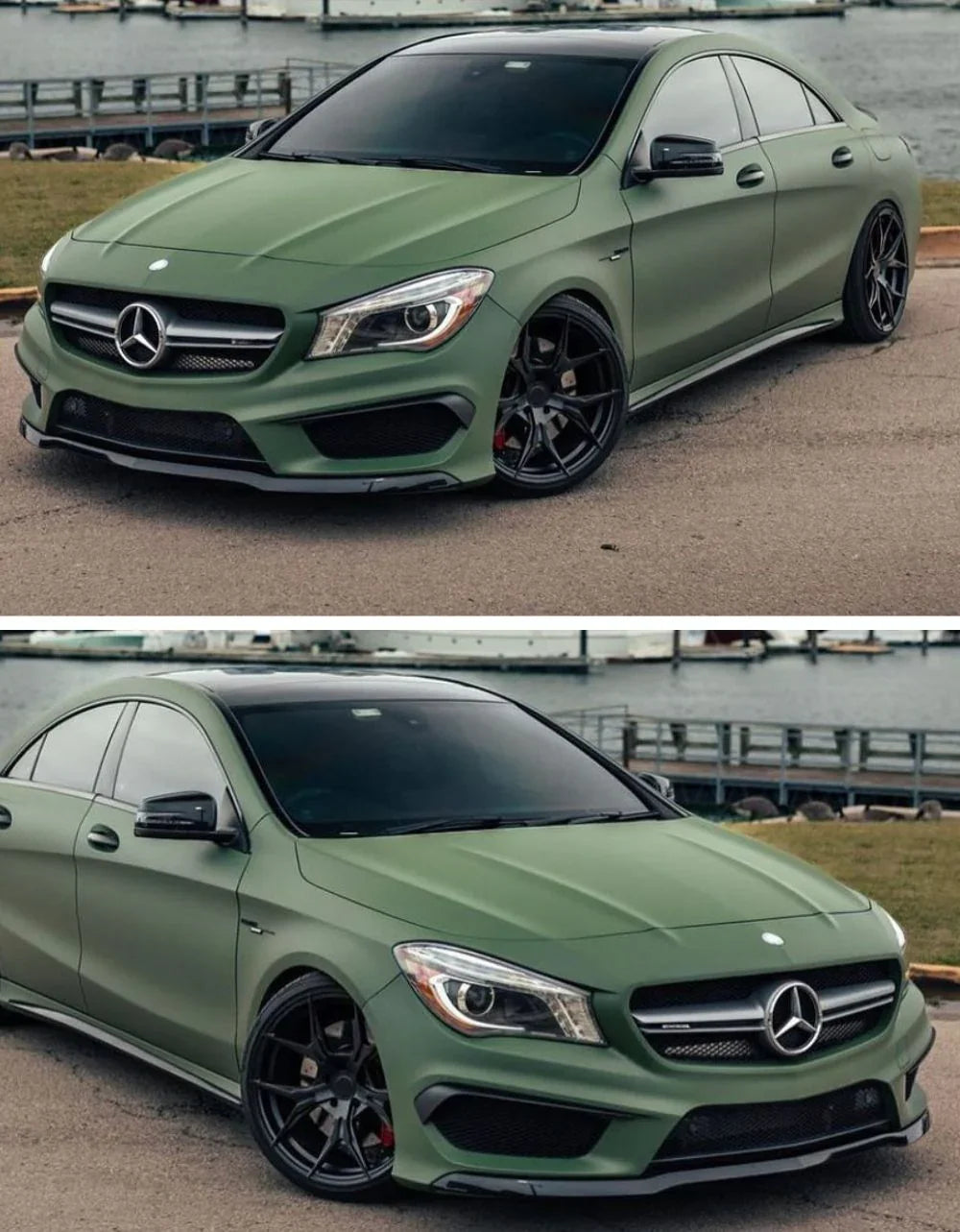 Mercedes CLA C117 2013-2018 Griglia Anteriore AMG Look - autorivallo