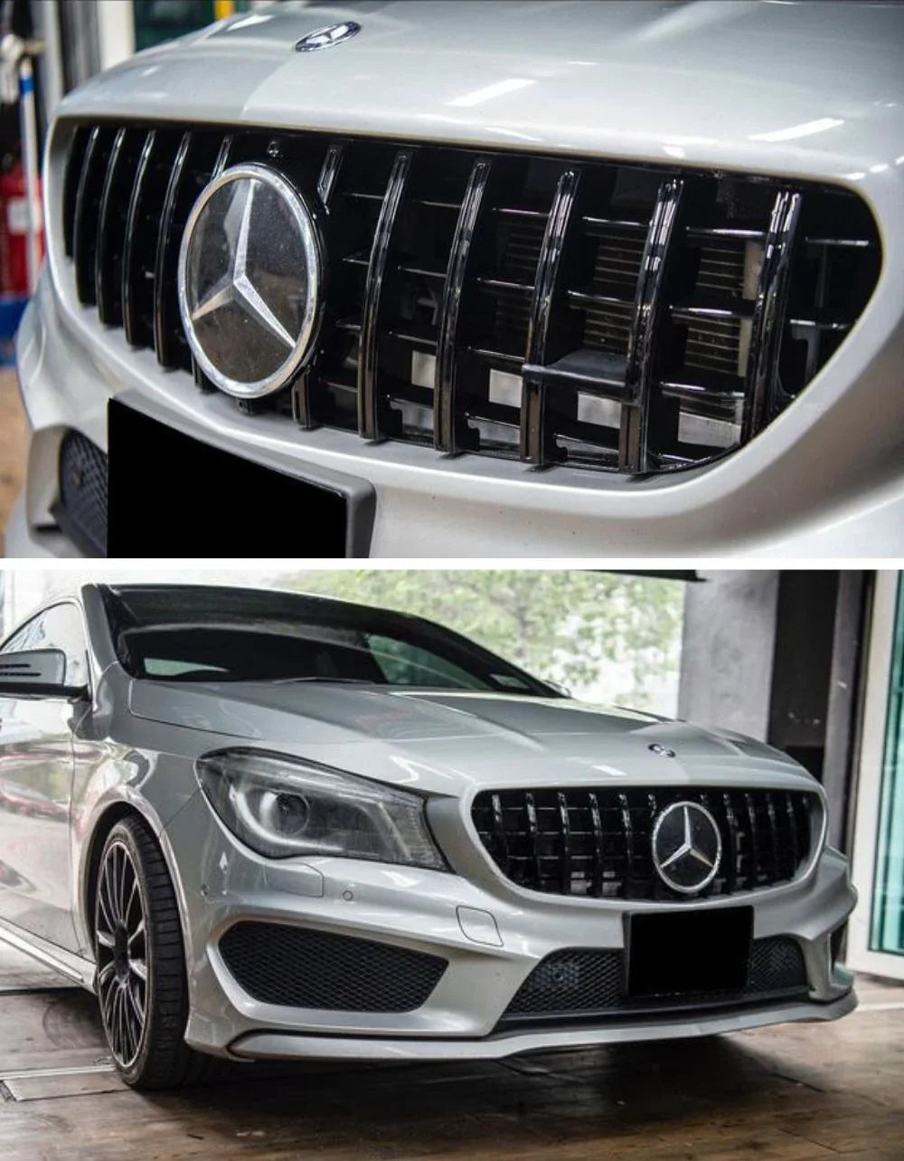 Mercedes CLA W117 2013-2018 Griglia Anteriore Look AMG GTR - autorivallo