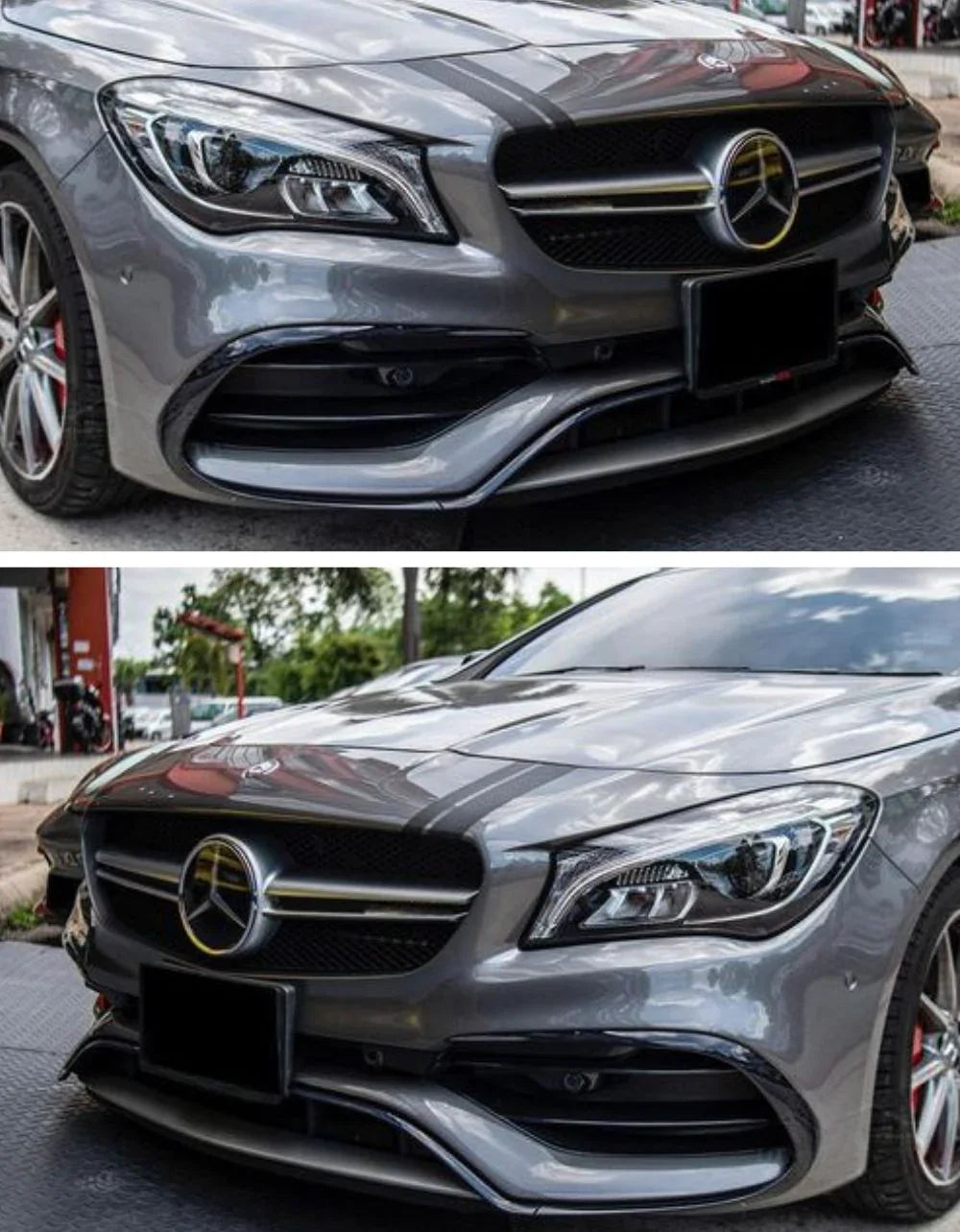 Mercedes X117 CLA 2015-2018 Griglia Anteriore Look AMG - autorivallo
