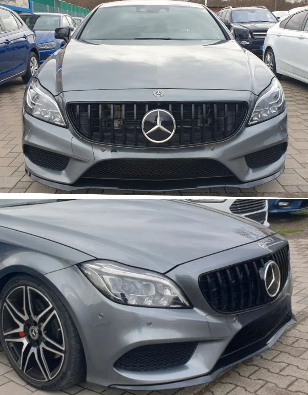 Mercedes CLS W218 2014-2018 Griglia Anteriore Panamericana - autorivallo