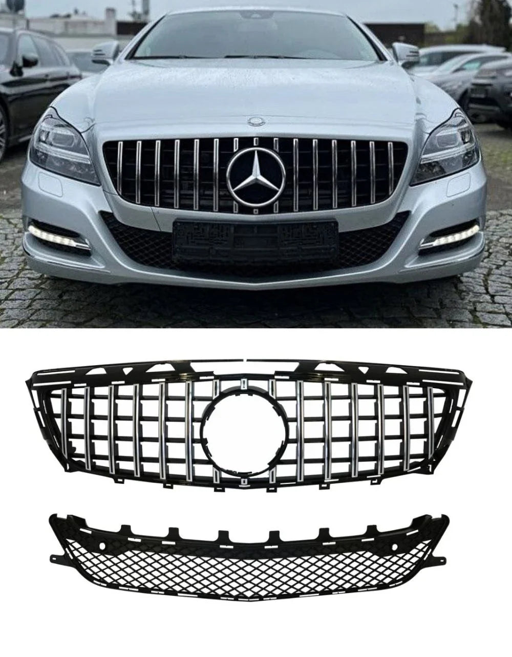 Mercedes CLS W218 2011-2014 Griglia Radiatore Panamericana - autorivallo