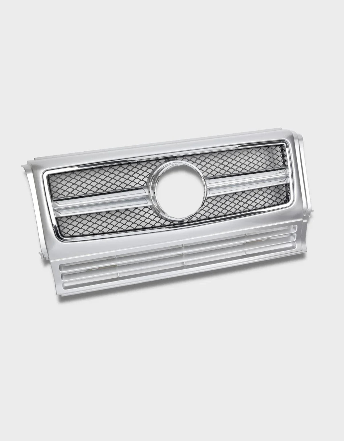 Mercedes Classe G W463 1990-2018 Griglia Radiatore Argento - autorivallo