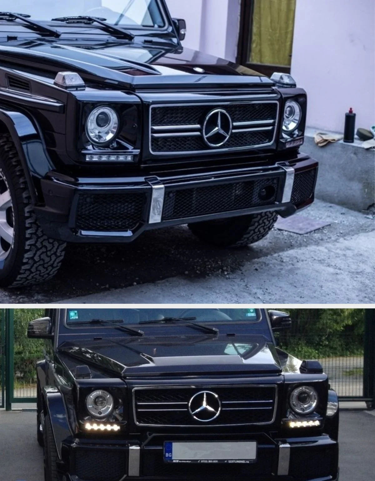 Mercedes Classe G W463 1990-2012 Griglia Anteriore G65 Nero - autorivallo