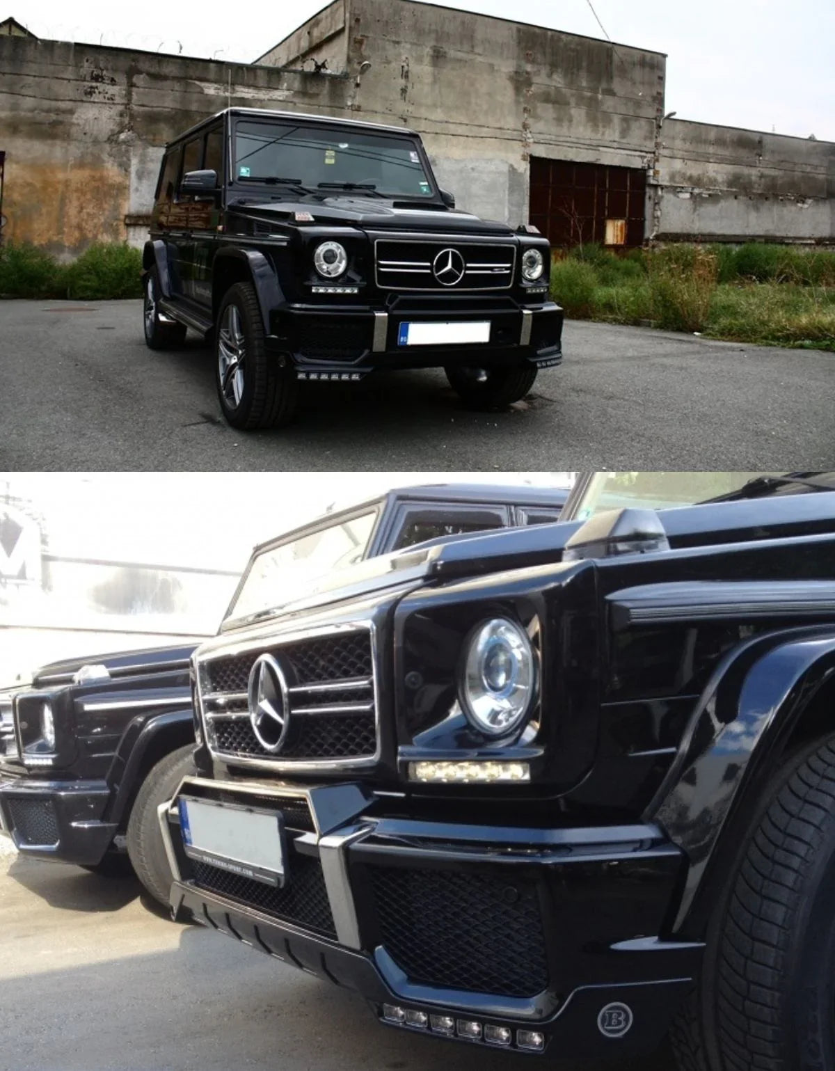 Mercedes Classe G W463 1990-2012 Griglia Anteriore G65 Nero - autorivallo