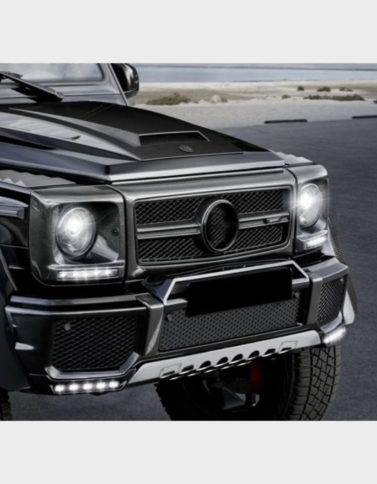 Mercedes Classe G W463 1990-2014 Griglia AMG G65 in Carbonio - autorivallo