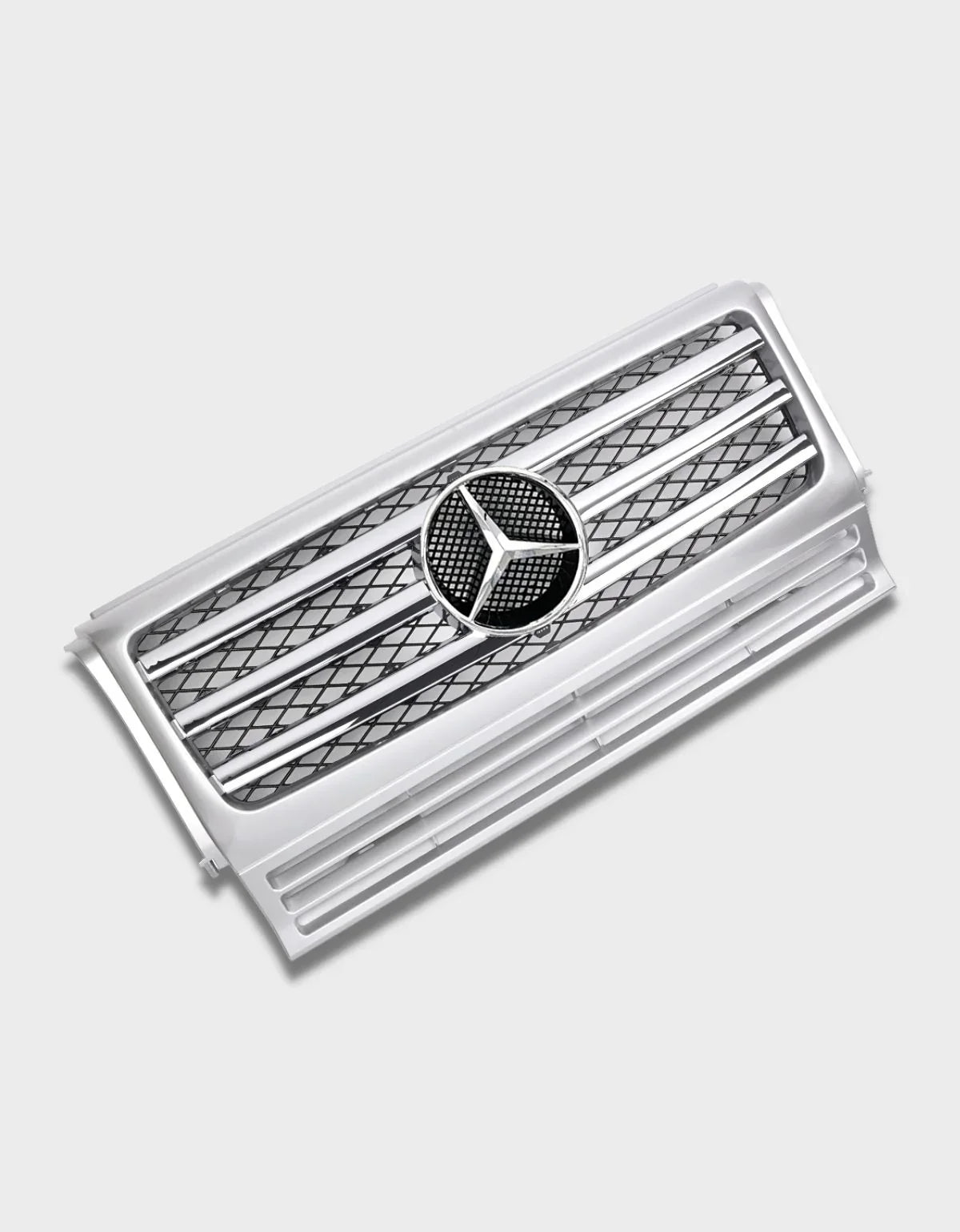Mercedes G W463 1990-2017 Griglia Radiatore Sport Argento - autorivallo
