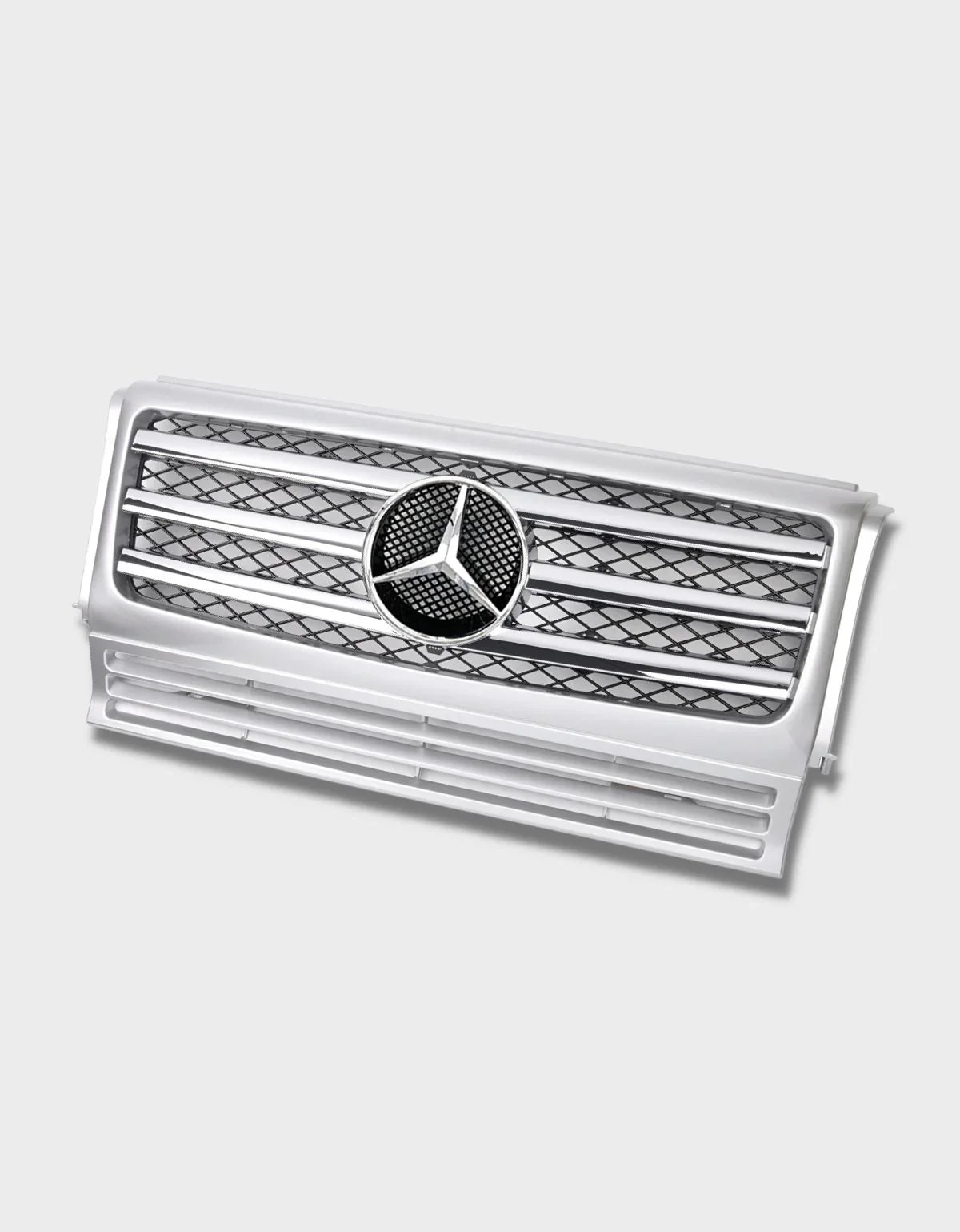 Mercedes G W463 1990-2017 Griglia Radiatore Sport Argento - autorivallo