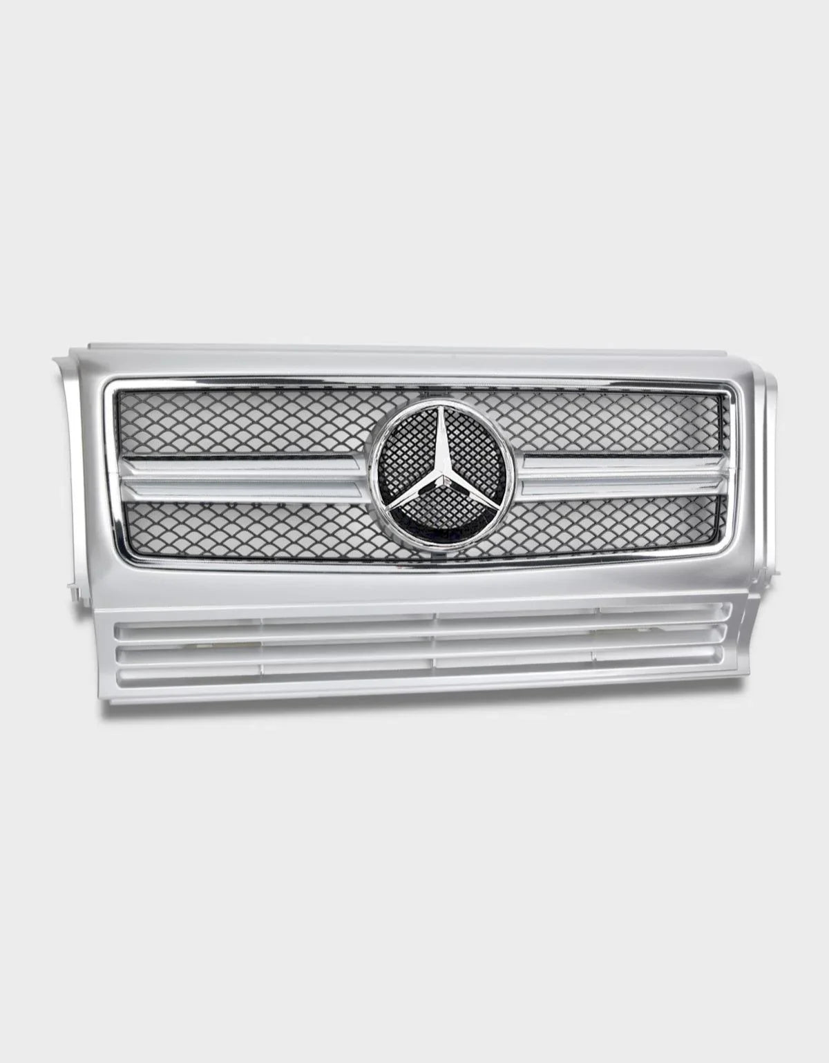Mercedes Classe G W463 1990-2018 Griglia Radiatore Argento - autorivallo