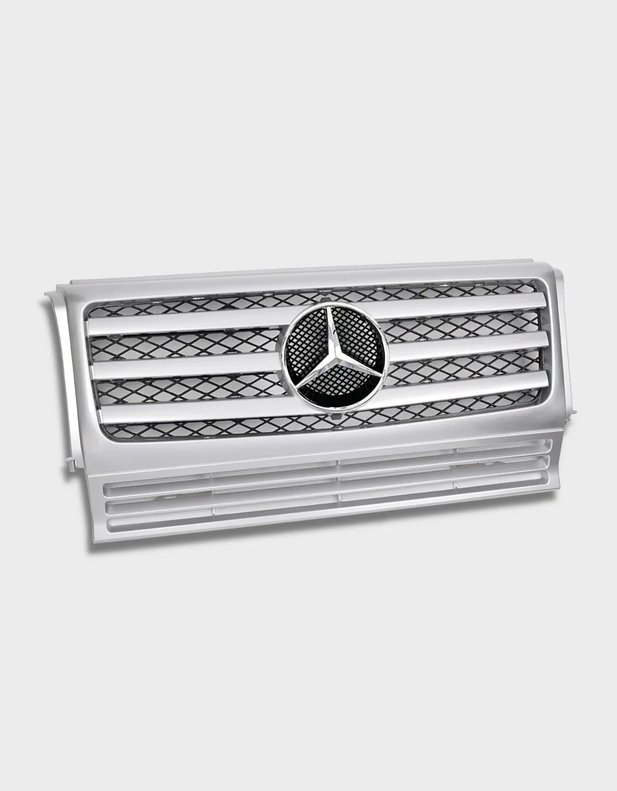 Mercedes G W463 1990-2017 Griglia Radiatore G63 Look Argento - autorivallo