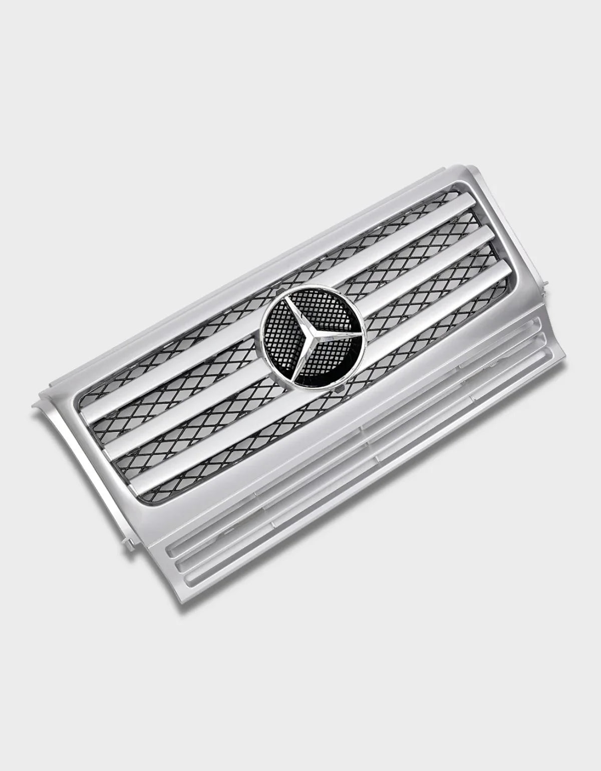 Mercedes G W463 1990-2017 Griglia Radiatore G63 Look Argento - autorivallo