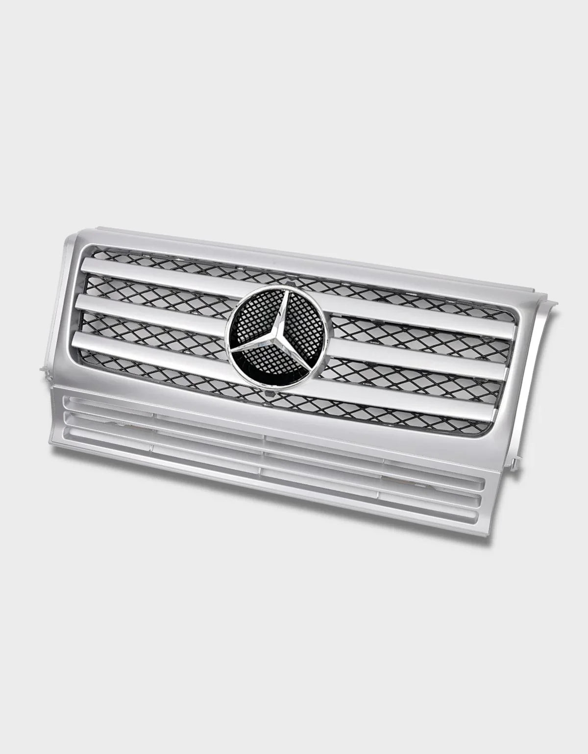 Mercedes G W463 1990-2017 Griglia Radiatore G63 Look Argento - autorivallo