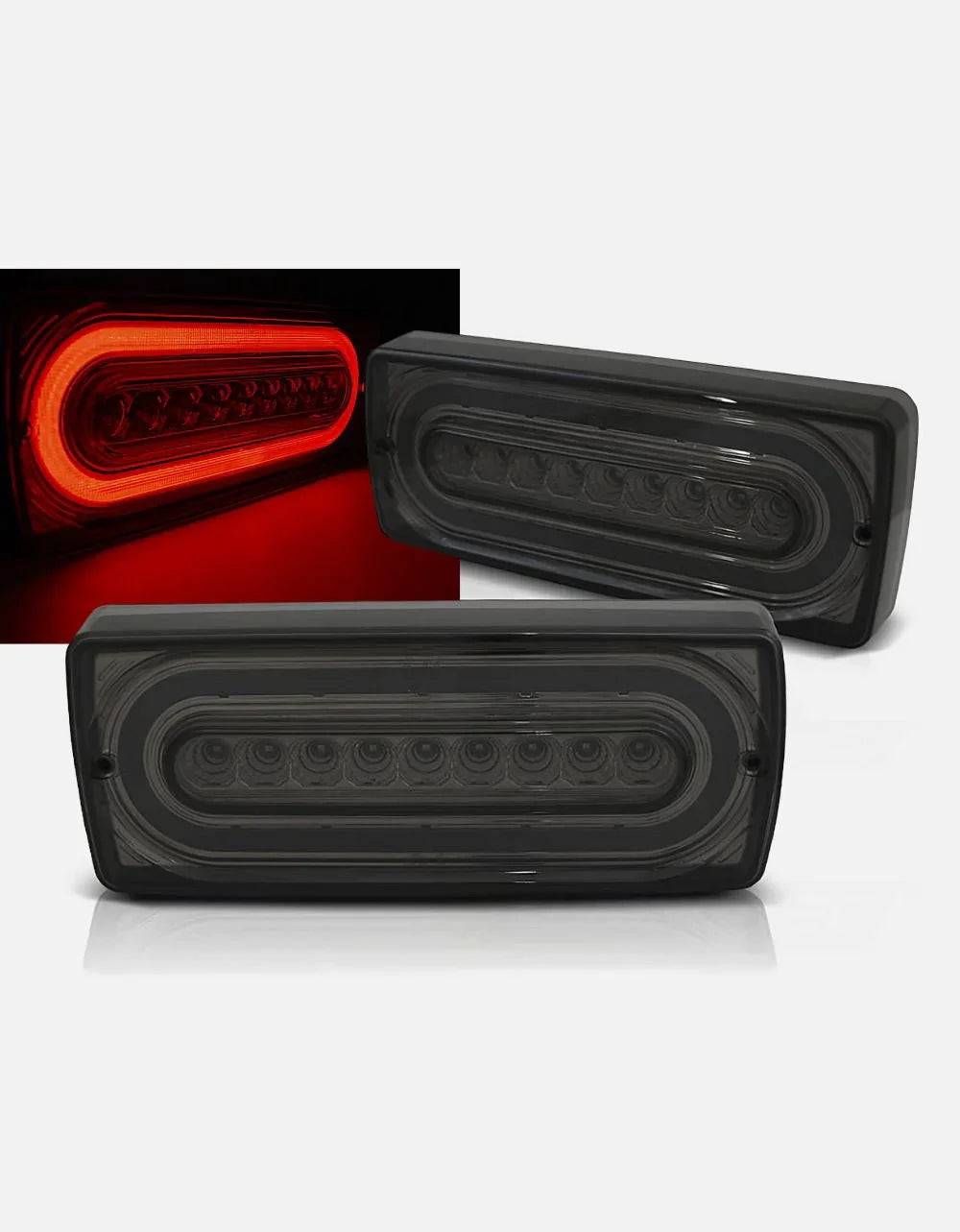 Mercedes Classe G W463 1989-2012 Fanali Posteriori LED Fume - autorivallo