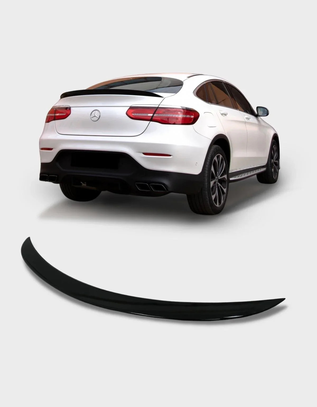 Mercedes GLC Coupe C253 15-19 Spoiler Cofano AMG Design Nero - autorivallo