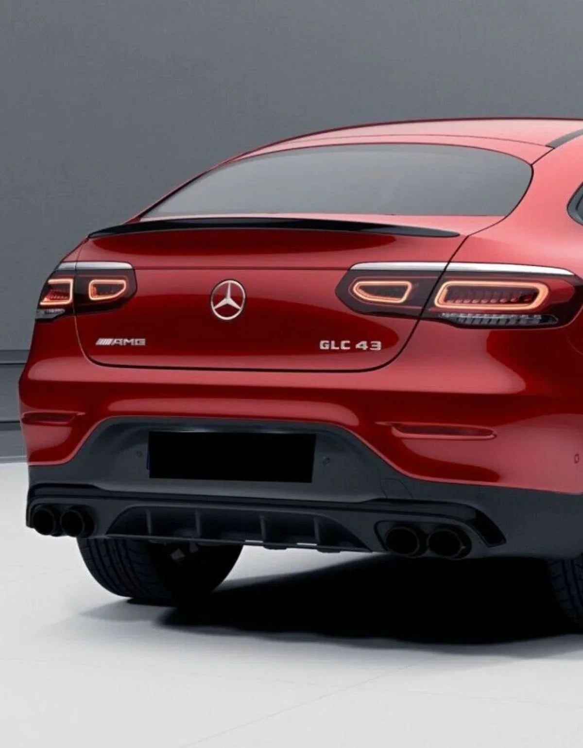 Mercedes GLC Coupe C253 19-22 Spoiler Cofano AMG Design Nero - autorivallo