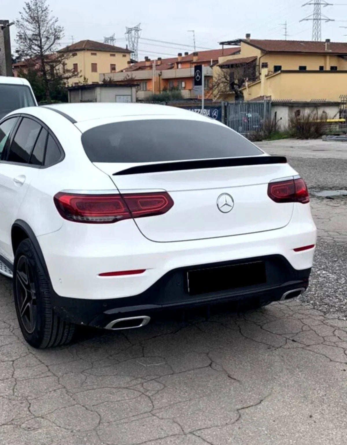 Mercedes GLC Coupe C253 19-22 Spoiler Cofano AMG Design Nero - autorivallo