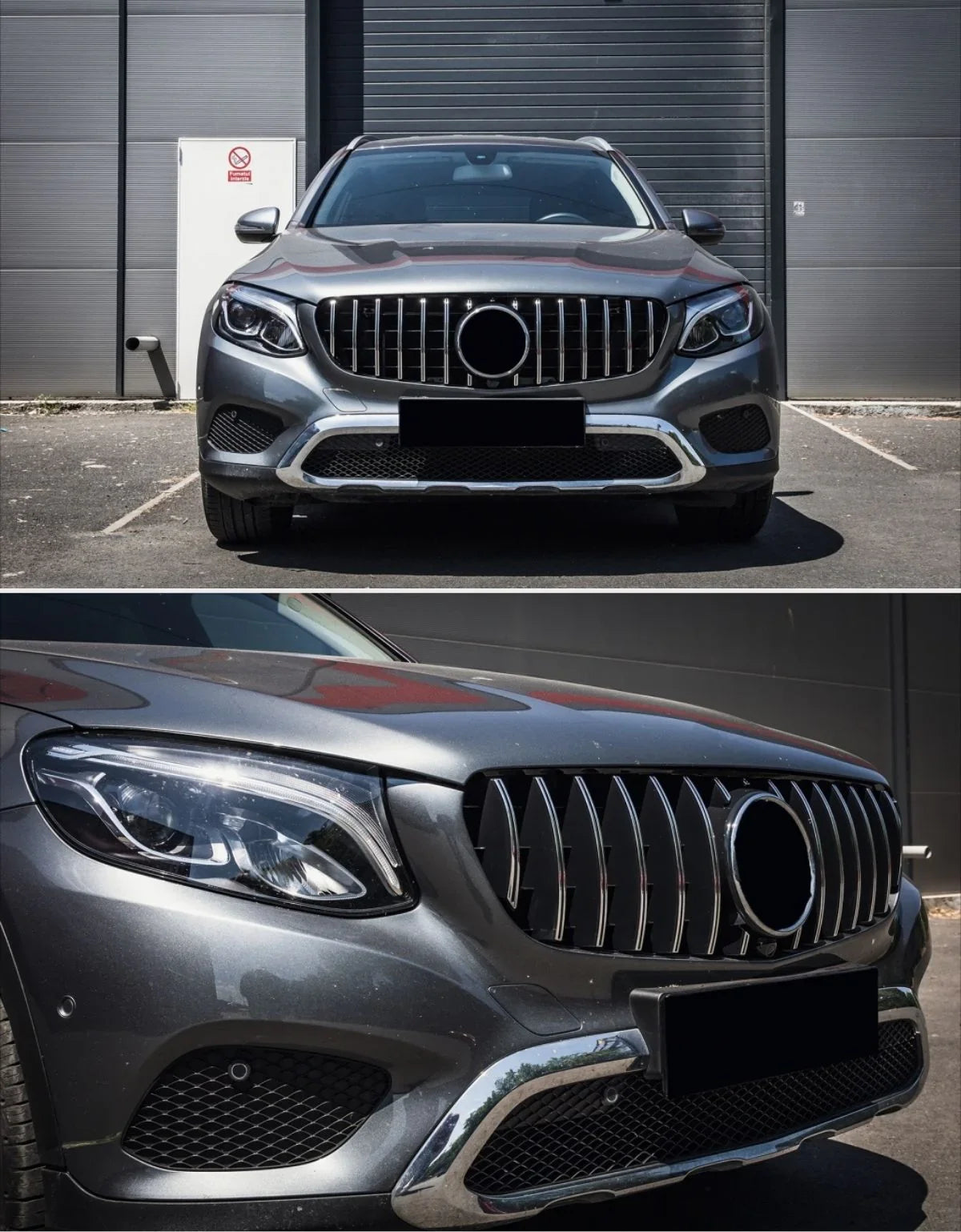 Mercedes GLC X253 C253 2015-2019 Griglia Radiatore GTR Look - autorivallo