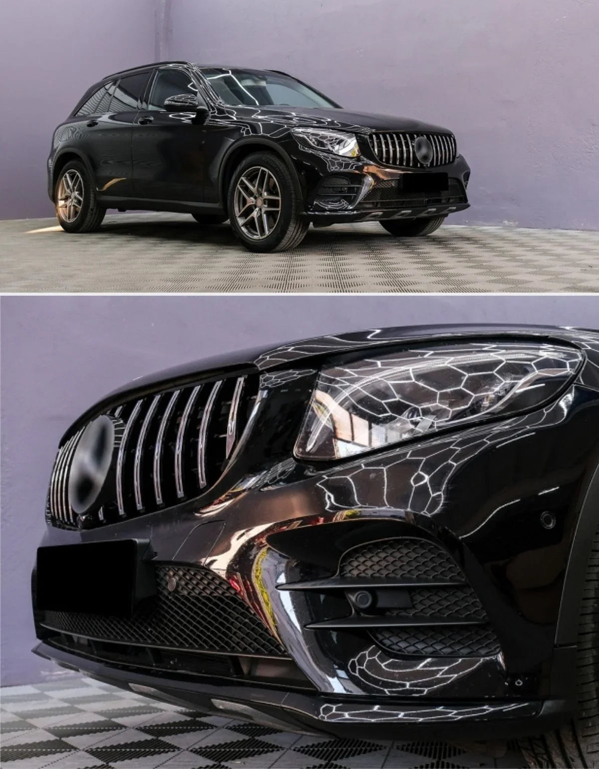 Mercedes GLC X253 C253 2015-2019 Griglia Radiatore AMG Look - autorivallo