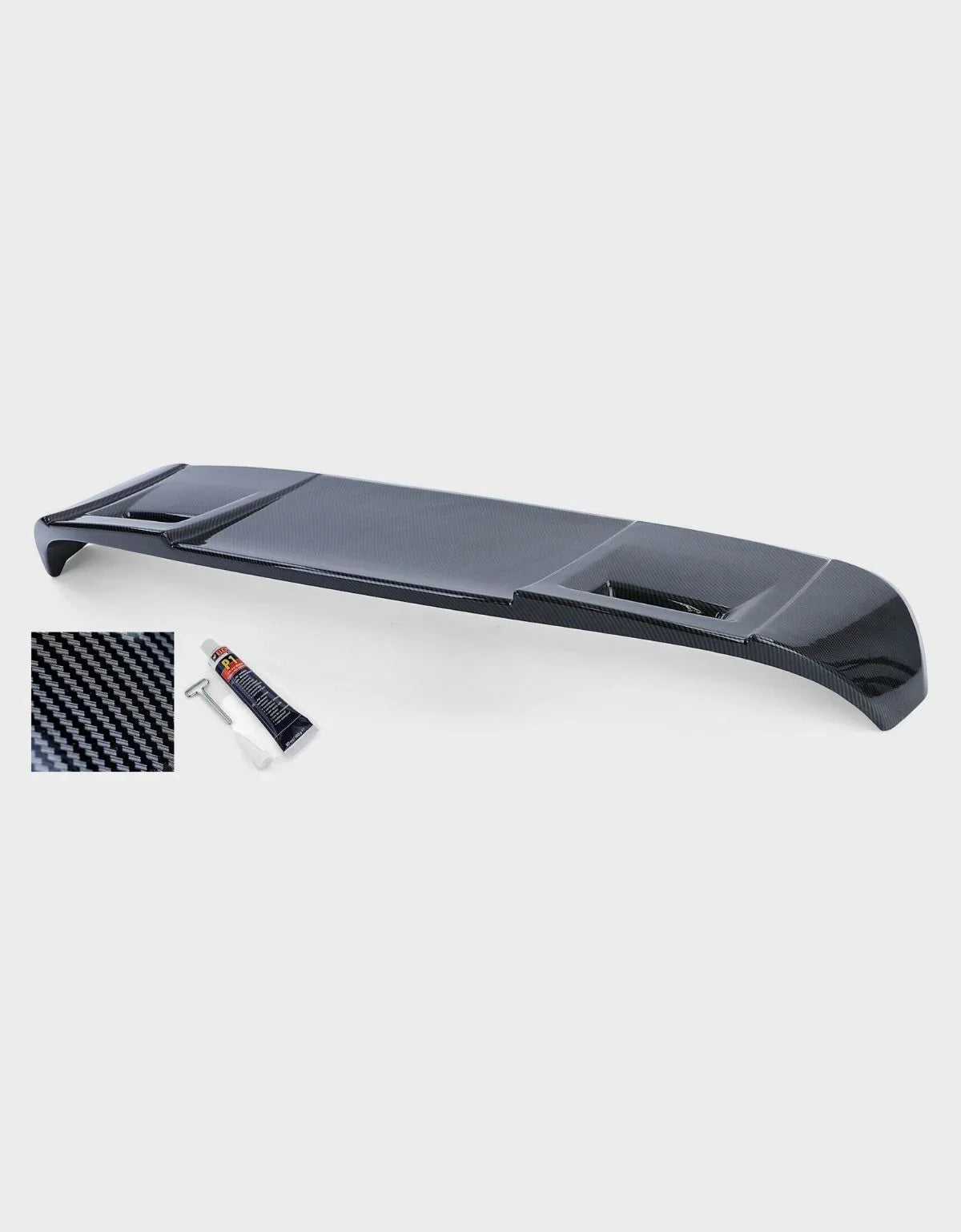 Mercedes GLC X253 2015-2019 Spoiler Sul Tetto Carbon Look - autorivallo